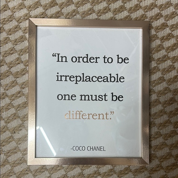 CHANEL Other - CHANEL Gold and Black Picture Frame Accents